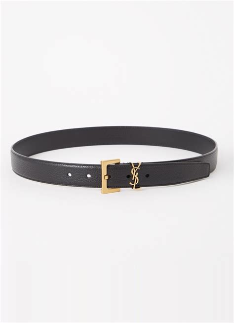 Saint Laurent Cassandre riem van kalfsleer .